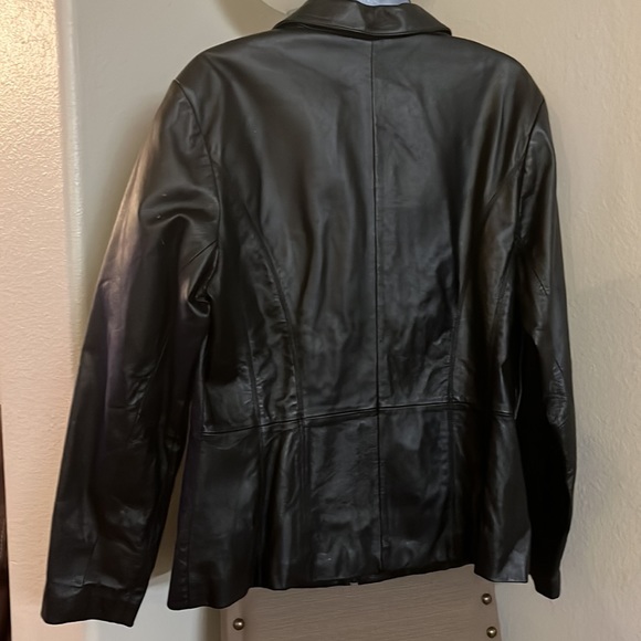 WILSON LEATHER MAXIMA,BLACK JACKET!,size L - Picture 4 of 16
